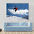 Snowboarder Jump From Snow Ramp Canvas Wall Art-4 Horizontal-Gallery Wrap-34" x 24"-Tiaracle