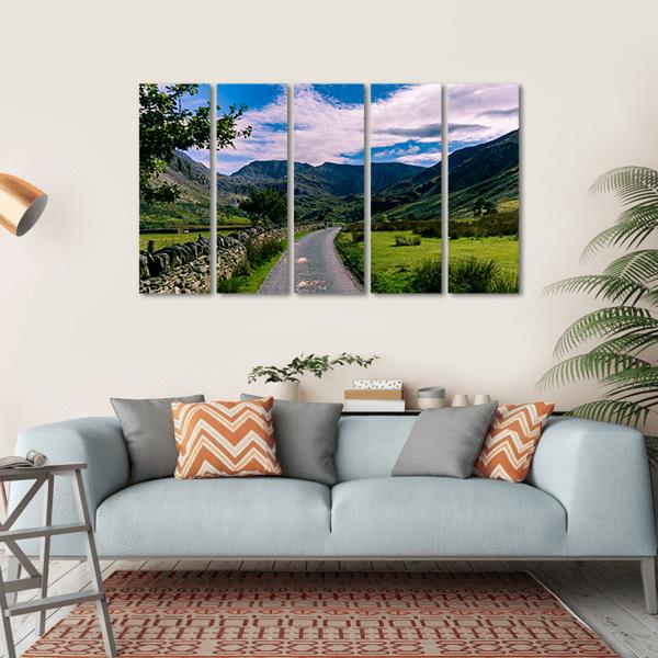 Snowdonia National Park Canvas Wall Art-5 Horizontal-Gallery Wrap-22" x 12"-Tiaracle