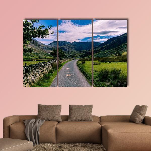 Snowdonia National Park Canvas Wall Art-3 Horizontal-Gallery Wrap-37" x 24"-Tiaracle