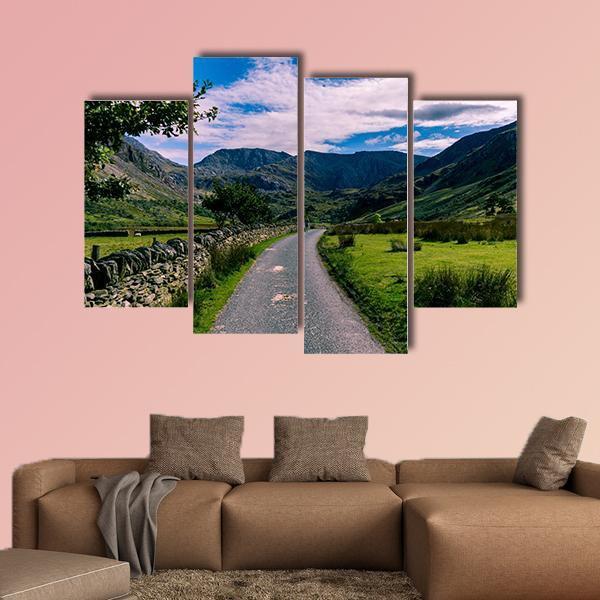 Snowdonia National Park Canvas Wall Art-4 Pop-Gallery Wrap-50" x 32"-Tiaracle