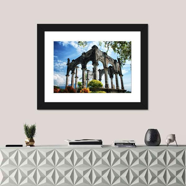Soekasada Architecture In Indonesia Canvas Wall Art-1 Piece-Framed Print-20" x 16"-Tiaracle