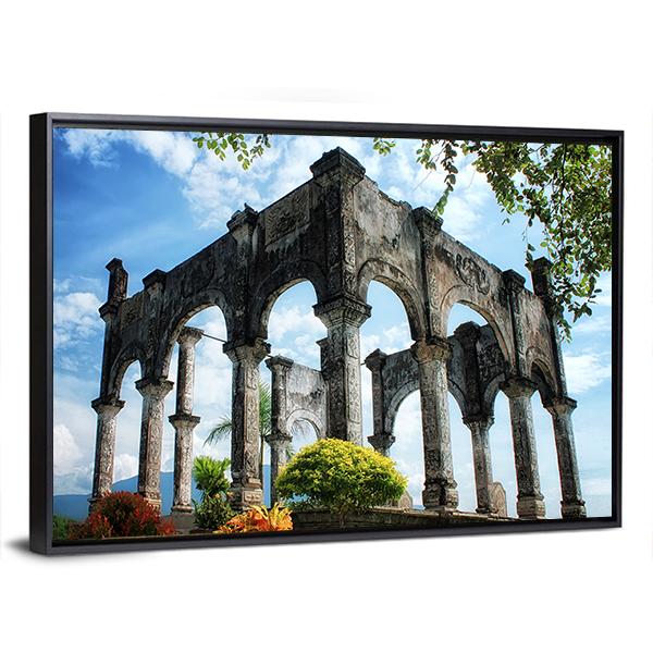 Soekasada Architecture In Indonesia Canvas Wall Art-3 Horizontal-Gallery Wrap-25" x 16"-Tiaracle