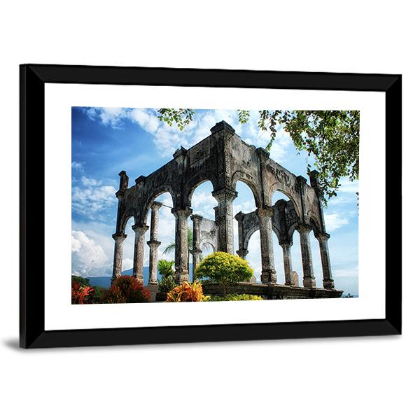 Soekasada Architecture In Indonesia Canvas Wall Art-3 Horizontal-Gallery Wrap-25" x 16"-Tiaracle