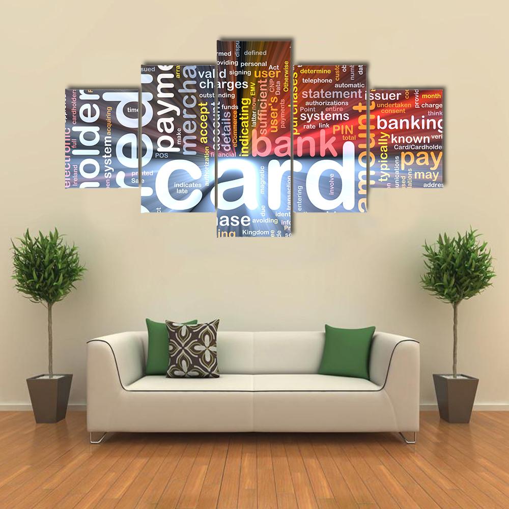 Software Package Box Word Cloud Concept Canvas Wall Art-5 Star-Gallery Wrap-42" x 21"-Tiaracle