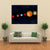 Solar System Planets Canvas Wall Art-4 Horizontal-Gallery Wrap-34" x 24"-Tiaracle