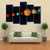 Solar System Planets Canvas Wall Art-5 Pop-Gallery Wrap-47" x 32"-Tiaracle