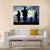 Soldiers Silhouette With Rifles Canvas Wall Art-5 Horizontal-Gallery Wrap-22" x 12"-Tiaracle