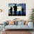 Soldiers Silhouette With Rifles Canvas Wall Art-5 Horizontal-Gallery Wrap-22" x 12"-Tiaracle
