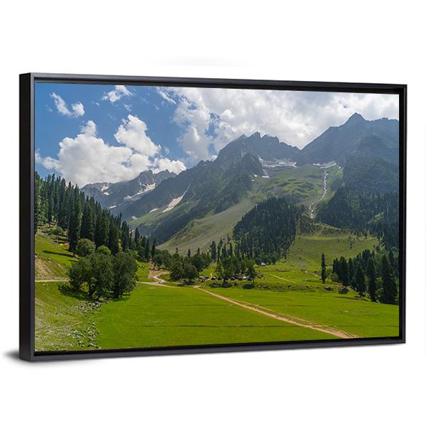 Sonamarg Jammu Kashmir Canvas Wall Art-3 Horizontal-Gallery Wrap-25" x 16"-Tiaracle