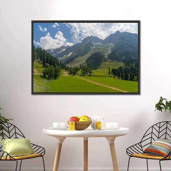 Sonamarg Jammu Kashmir Canvas Wall Art-3 Horizontal-Gallery Wrap-25" x 16"-Tiaracle