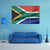 South Africa Flag Canvas Wall Art-5 Star-Gallery Wrap-62" x 32"-Tiaracle