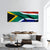 South Africa Flag Panoramic Canvas Wall Art-3 Piece-25" x 08"-Tiaracle