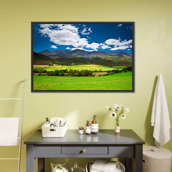 South Africa Landscape Canvas Wall Art-1 Piece-Floating Frame-24" x 16"-Tiaracle