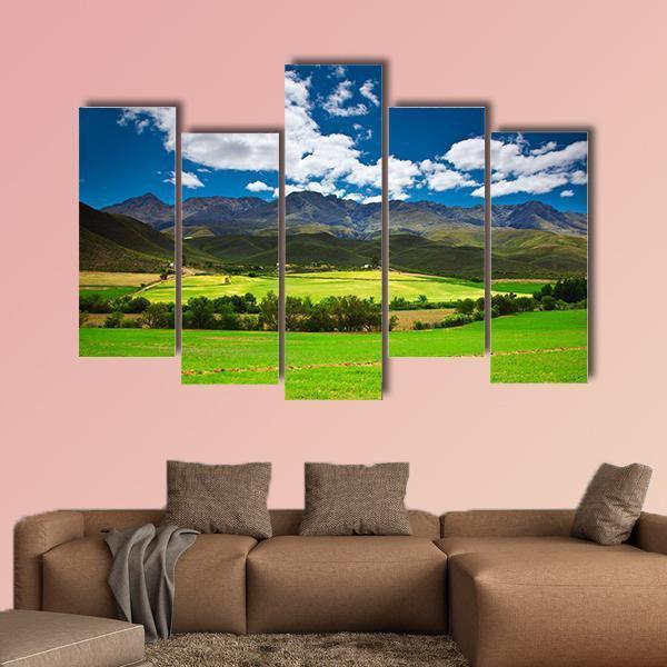 South Africa Landscape Canvas Wall Art-5 Pop-Gallery Wrap-47&quot; x 32&quot;-Tiaracle