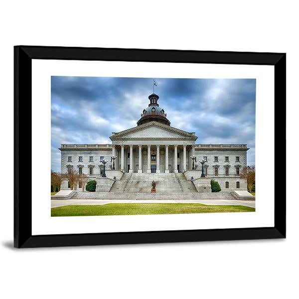 South Carolina State Capitol Building Canvas Wall Art-3 Horizontal-Gallery Wrap-25" x 16"-Tiaracle