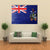 South Georgia And South Sandwich Island Flag Canvas Wall Art-4 Horizontal-Gallery Wrap-34" x 24"-Tiaracle