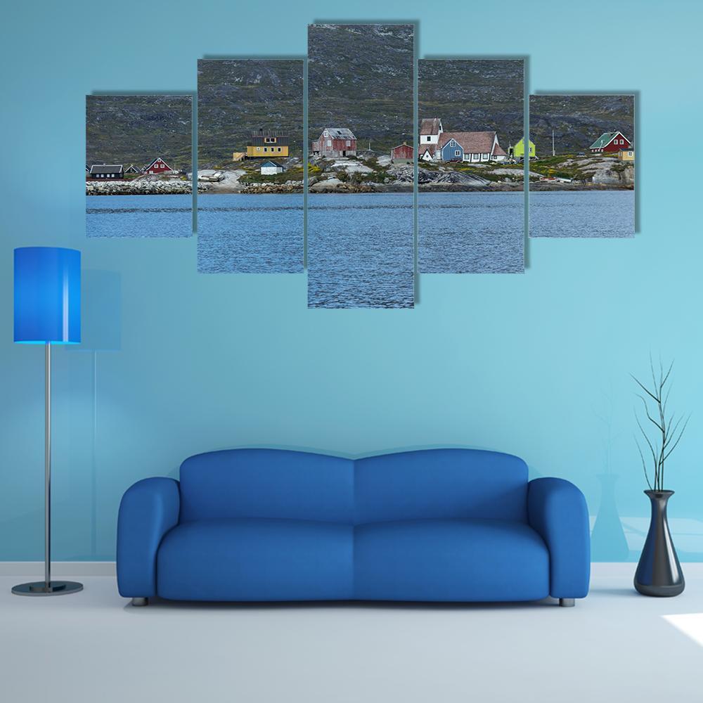 South Greenland Canvas Wall Art-5 Star-Gallery Wrap-62" x 32"-Tiaracle