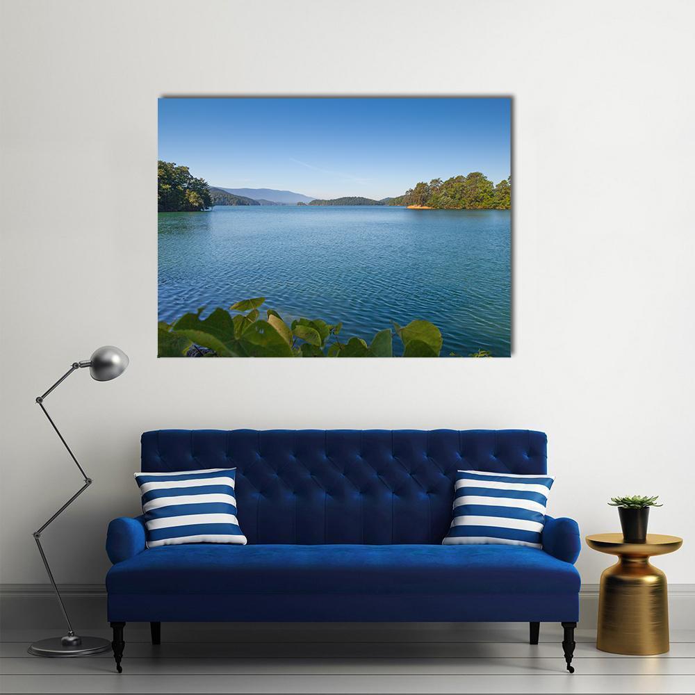 South Holston Lake Canvas Wall Art-1 Piece-Gallery Wrap-48" x 32"-Tiaracle