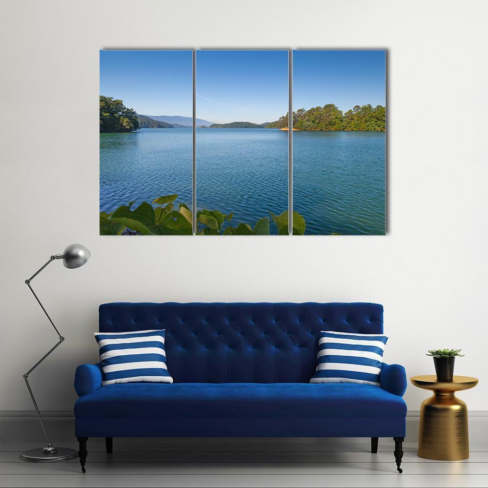 South Holston Lake Canvas Wall Art-3 Horizontal-Gallery Wrap-37" x 24"-Tiaracle