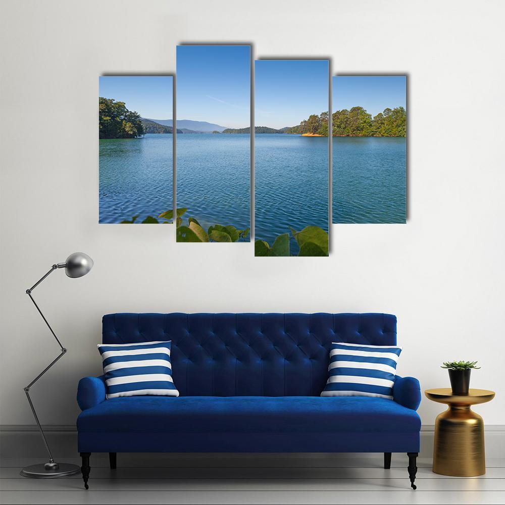 South Holston Lake Canvas Wall Art-4 Pop-Gallery Wrap-50" x 32"-Tiaracle