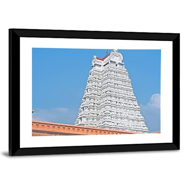 South Indian Temple Canvas Wall Art-3 Horizontal-Gallery Wrap-25" x 16"-Tiaracle