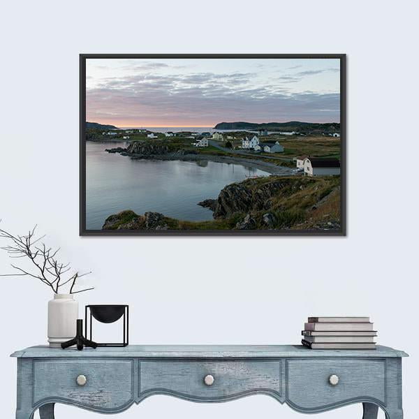 South Twillingate Island In Canada Canvas Wall Art-1 Piece-Floating Frame-24" x 16"-Tiaracle
