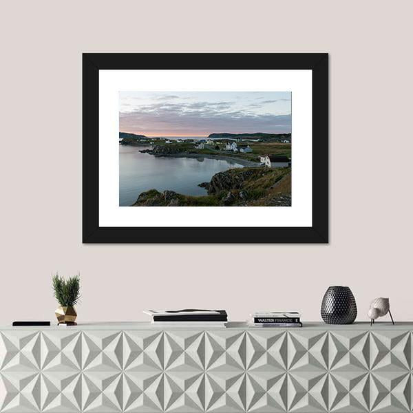 South Twillingate Island In Canada Canvas Wall Art-1 Piece-Framed Print-20" x 16"-Tiaracle