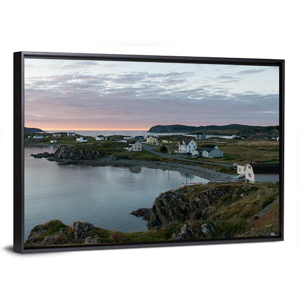 South Twillingate Island In Canada Canvas Wall Art-3 Horizontal-Gallery Wrap-25" x 16"-Tiaracle