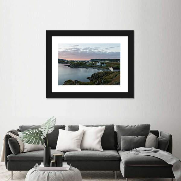 South Twillingate Island In Canada Canvas Wall Art-3 Horizontal-Gallery Wrap-25" x 16"-Tiaracle