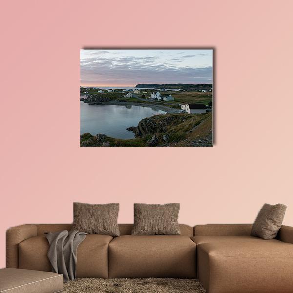 South Twillingate Island In Canada Canvas Wall Art-1 Piece-Gallery Wrap-48" x 32"-Tiaracle