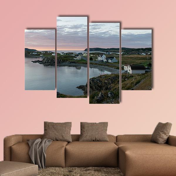 South Twillingate Island In Canada Canvas Wall Art-4 Pop-Gallery Wrap-50" x 32"-Tiaracle