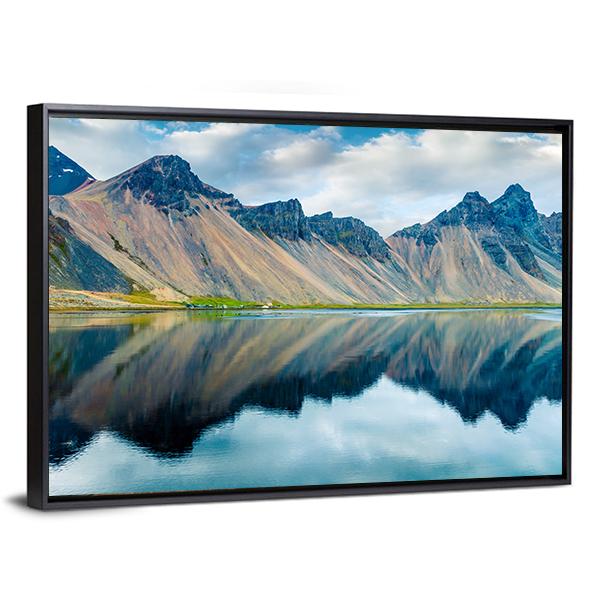 Southeastern Icelandic Coast Canvas Wall Art-3 Horizontal-Gallery Wrap-25" x 16"-Tiaracle