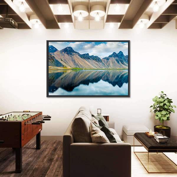 Southeastern Icelandic Coast Canvas Wall Art-3 Horizontal-Gallery Wrap-25" x 16"-Tiaracle