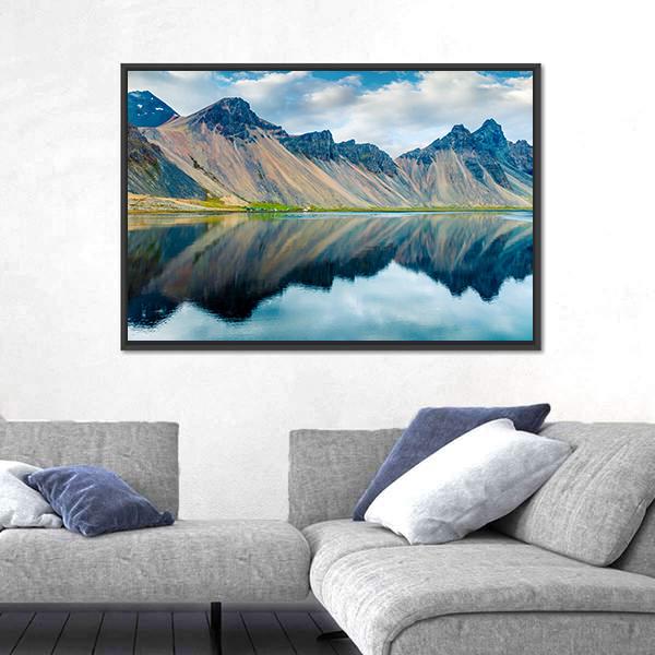 Southeastern Icelandic Coast Canvas Wall Art-3 Horizontal-Gallery Wrap-25" x 16"-Tiaracle