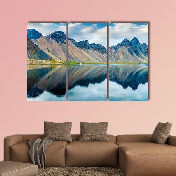 Southeastern Icelandic Coast Canvas Wall Art-1 Piece-Gallery Wrap-48" x 32"-Tiaracle