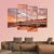 Southwold Pier With Orange Sky Canvas Wall Art-1 Piece-Gallery Wrap-48" x 32"-Tiaracle