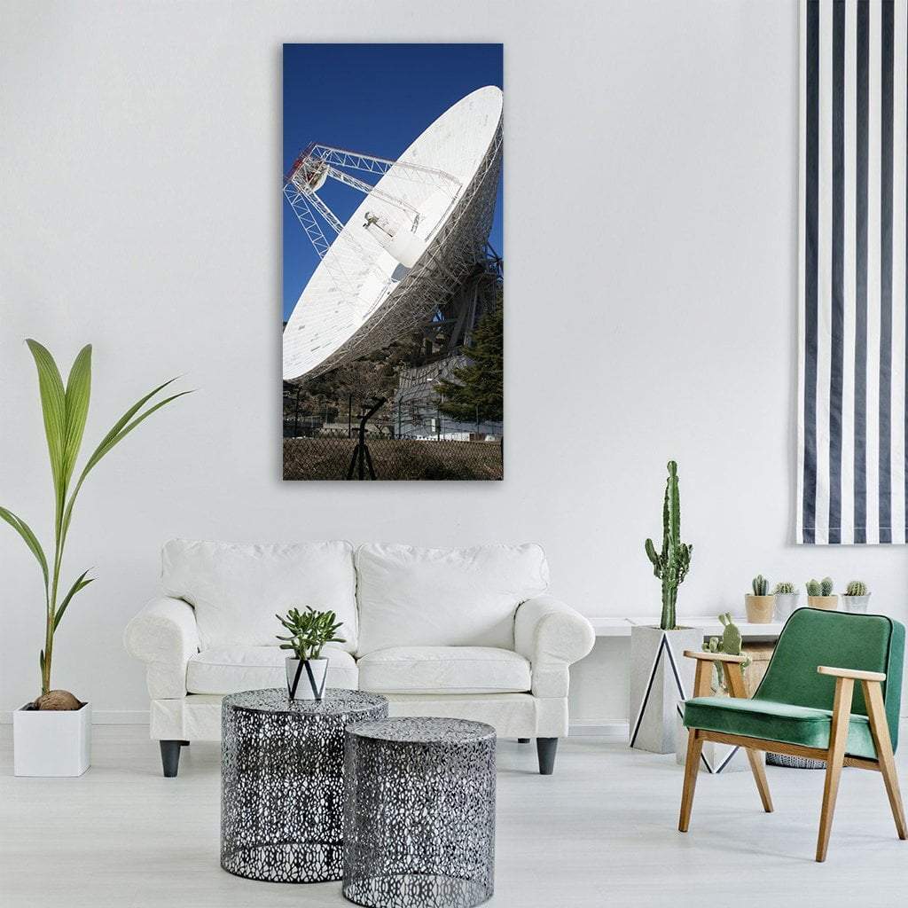 Space Antenna Receptor Vertical Canvas Wall Art-1 Vertical-Gallery Wrap-12" x 24"-Tiaracle