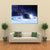 Space Planets And Nebula Canvas Wall Art-4 Horizontal-Gallery Wrap-34" x 24"-Tiaracle