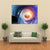 Space Planets & Starry Sky Canvas Wall Art-1 Piece-Gallery Wrap-48" x 32"-Tiaracle