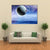 Space Planets And Starry Sky Canvas Wall Art-1 Piece-Gallery Wrap-48" x 32"-Tiaracle