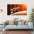 Space Shuttle In Rising Sun Canvas Wall Art-5 Horizontal-Gallery Wrap-22" x 12"-Tiaracle