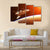 Space Shuttle In Rising Sun Canvas Wall Art-4 Pop-Gallery Wrap-50" x 32"-Tiaracle