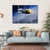 Space Transport On The Sky Canvas Wall Art-4 Horizontal-Gallery Wrap-34" x 24"-Tiaracle