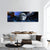 Space View From Earth Space Panoramic Canvas Wall Art-3 Piece-25" x 08"-Tiaracle