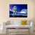 Spaceman Running Canvas Wall Art-4 Horizontal-Gallery Wrap-34" x 24"-Tiaracle