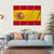 Spain National Flag Canvas Wall Art-4 Horizontal-Gallery Wrap-34" x 24"-Tiaracle