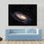 Spiral Galaxy In Deep Space With Star Field Canvas Wall Art-1 Piece-Gallery Wrap-36" x 24"-Tiaracle