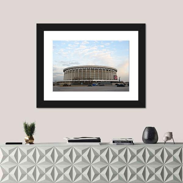 Sports And Concert Complex In Russia Canvas Wall Art-1 Piece-Framed Print-20" x 16"-Tiaracle