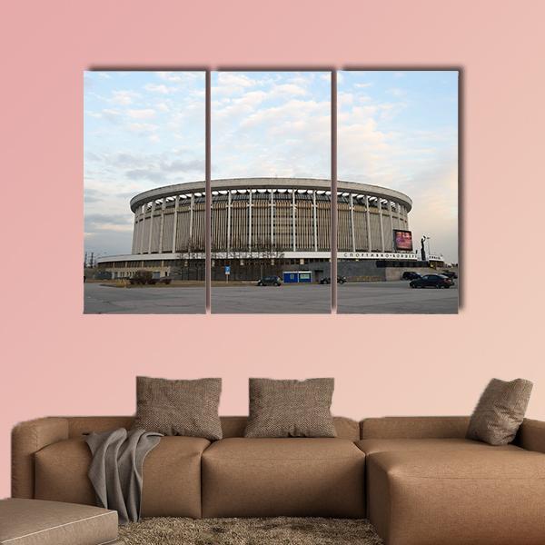 Sports And Concert Complex In Russia Canvas Wall Art-3 Horizontal-Gallery Wrap-37" x 24"-Tiaracle