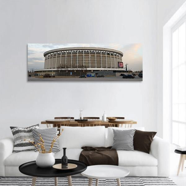 Sports And Concert Complex In Russia Panoramic Canvas Wall Art-1 Piece-36&quot; x 12&quot;-Tiaracle